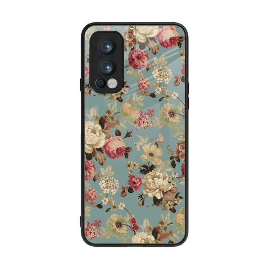 Bloom Bliss back phone cover | glass case for oneplus nord 2