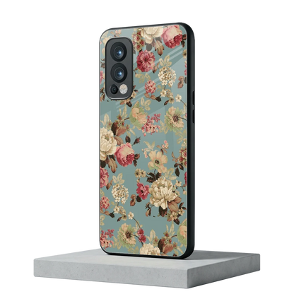 Bloom Bliss oneplus nord 2 mobile cover | shockproof glass phone case
