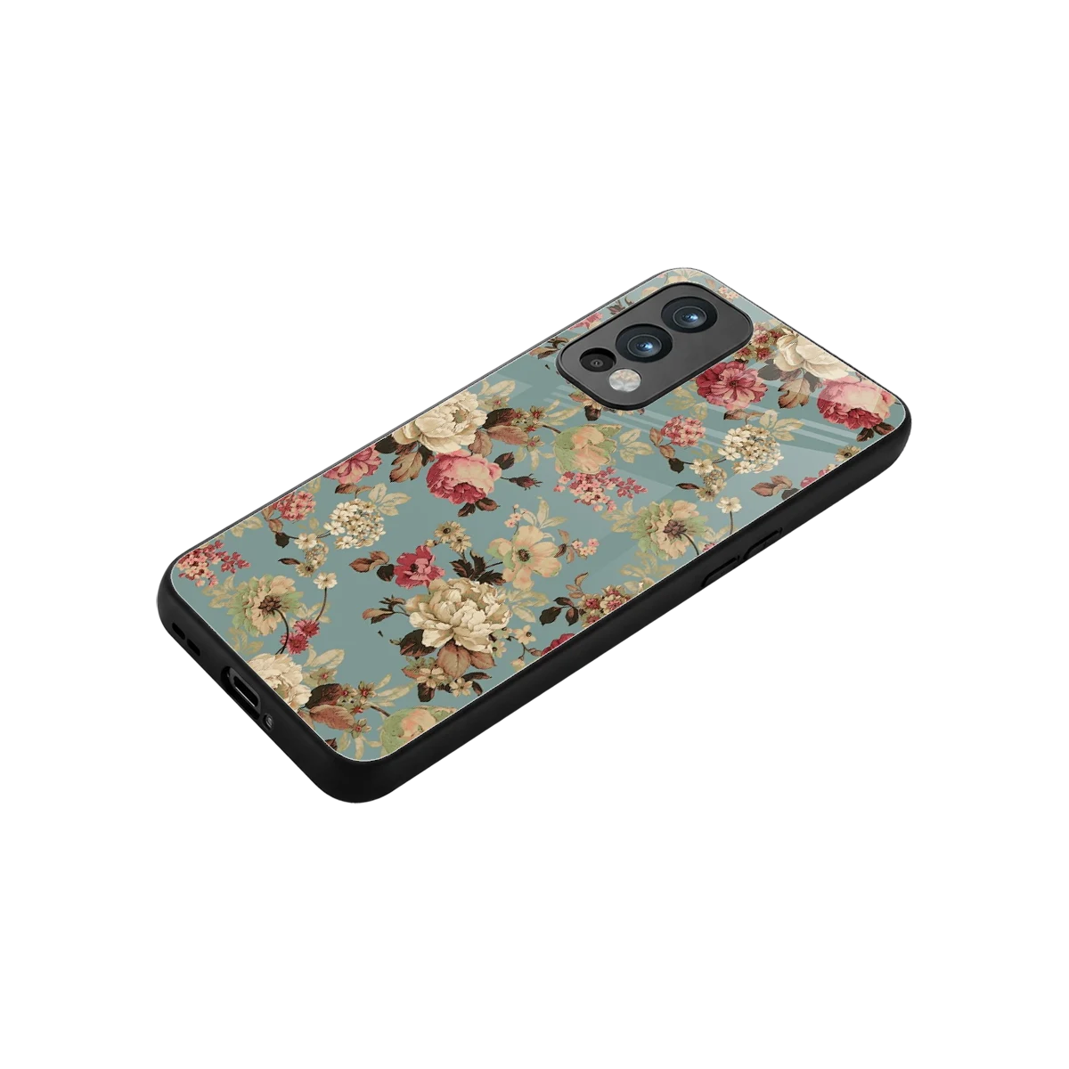 Bloom Bliss stylish phone case for oneplus nord 2 | glossy glass and slim fit