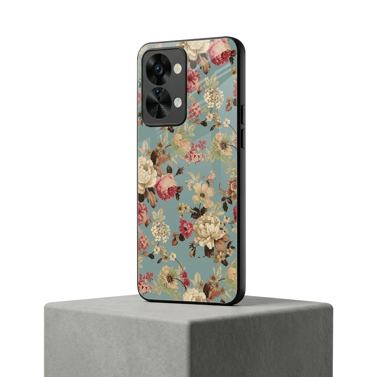 Bloom Bliss oneplus nord 2t mobile cover | shockproof glass phone case