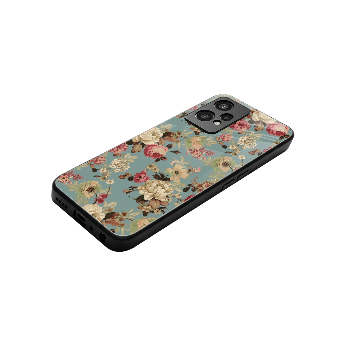 Bloom Bliss stylish phone case for oneplus nord ce 2 lite | glossy glass and slim fit