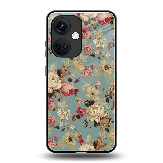 Bloom Bliss back phone cover | glass case for oneplus nord ce 3