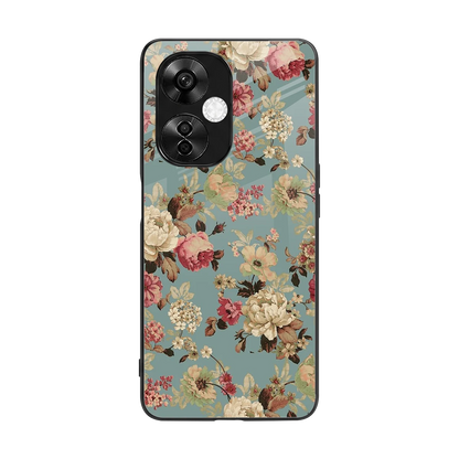 Bloom Bliss back phone cover | glass case for oneplus nord ce 3 lite