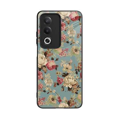 Bloom Bliss back phone cover | glass case for oppo a3 pro