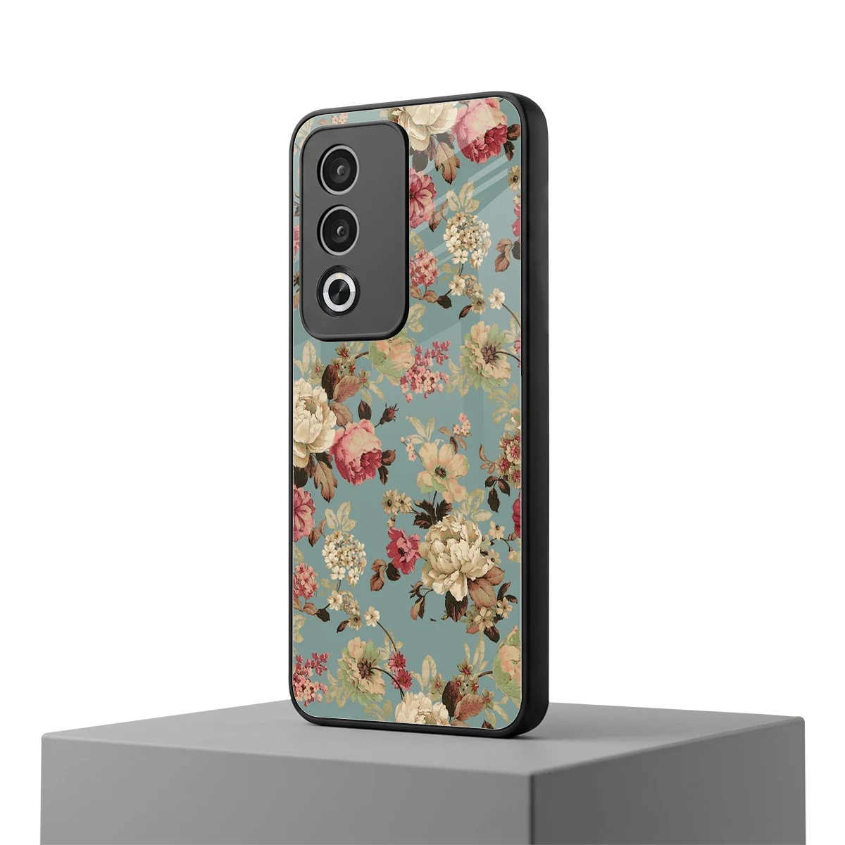 Bloom Bliss oppo a3 pro mobile cover | shockproof glass phone case