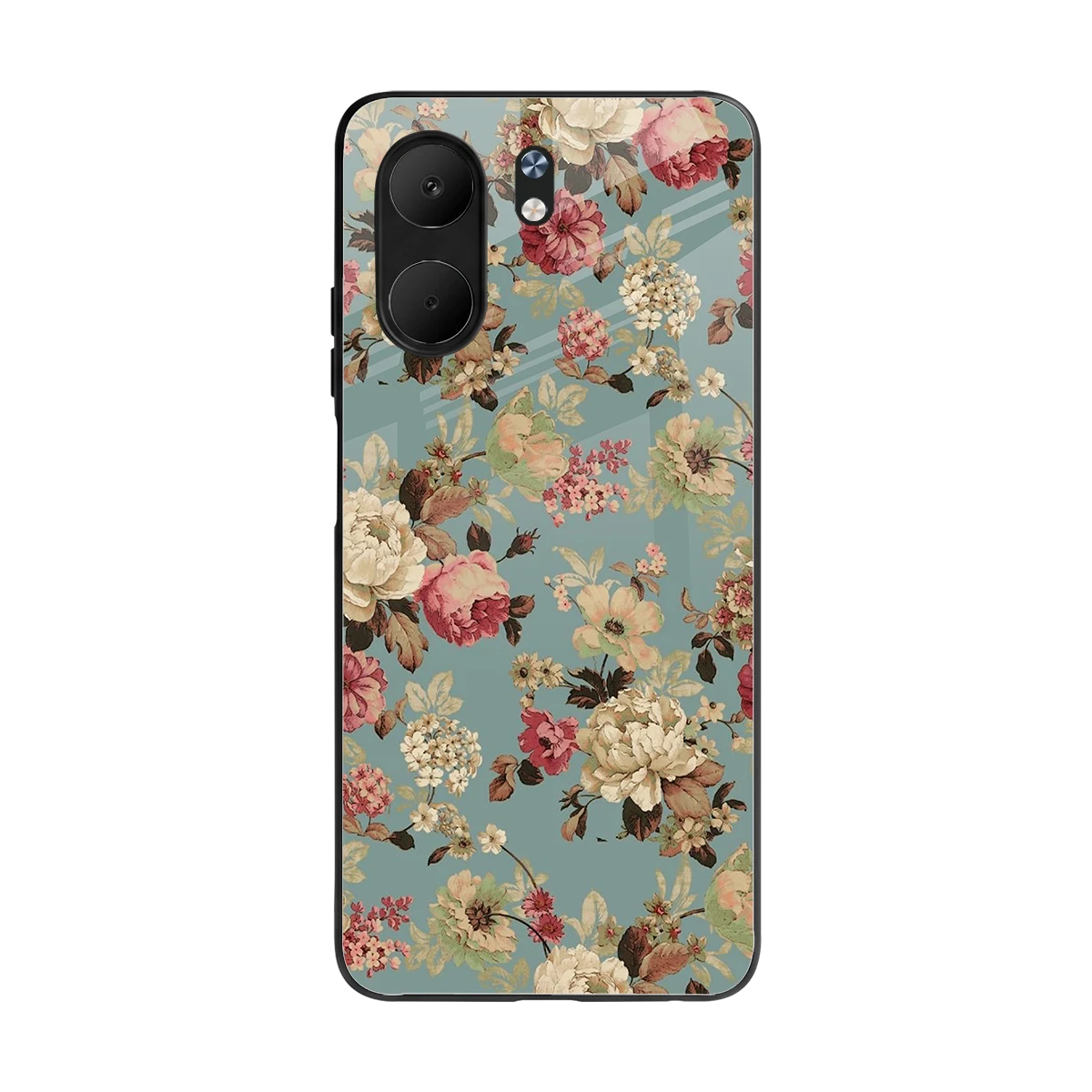 Bloom Bliss back phone cover | glass case for oppo a5x 5g