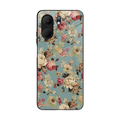 Bloom Bliss back phone cover | glass case for oppo a5x 5g