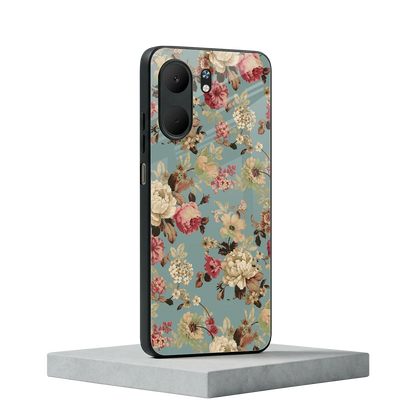 Bloom Bliss oppo a5x 5g mobile cover | shockproof glass phone case