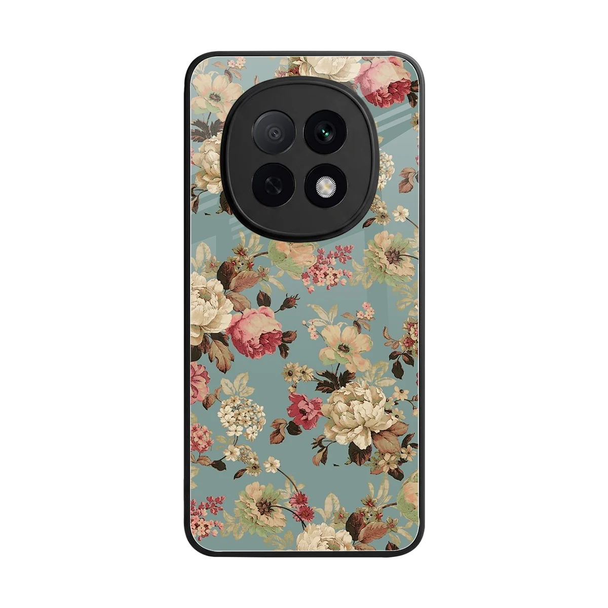 Bloom Bliss back phone cover | glass case for oppo f29 pro 5g
