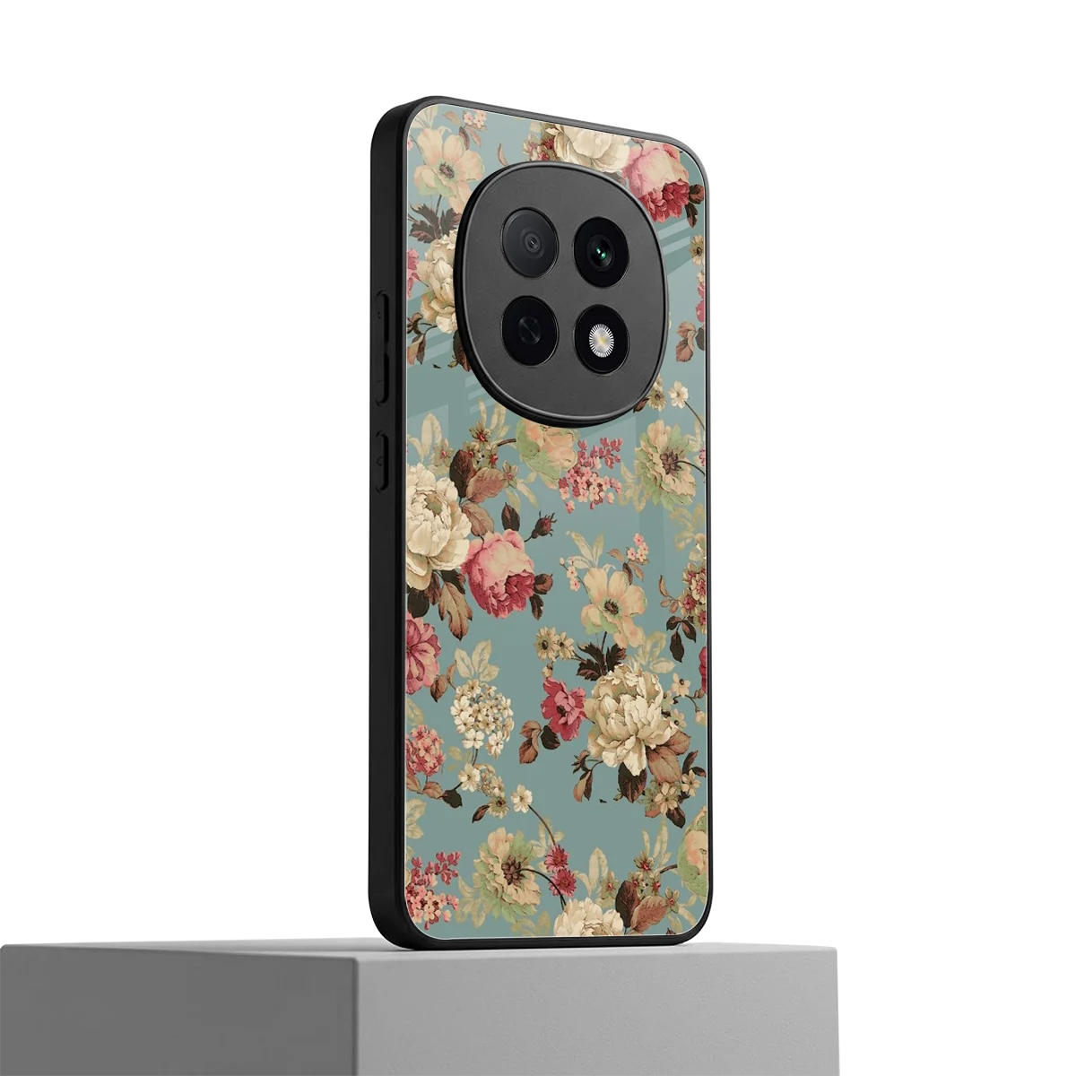 Bloom Bliss oppo f29 pro 5g mobile cover | shockproof glass phone case