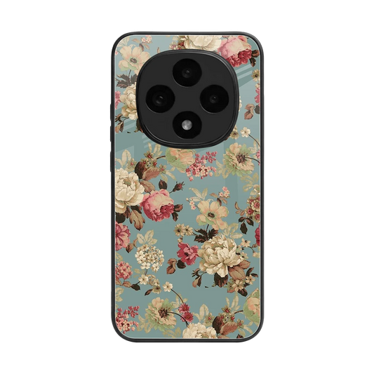 Bloom Bliss back phone cover | glass case for oppo f31 pro 5g