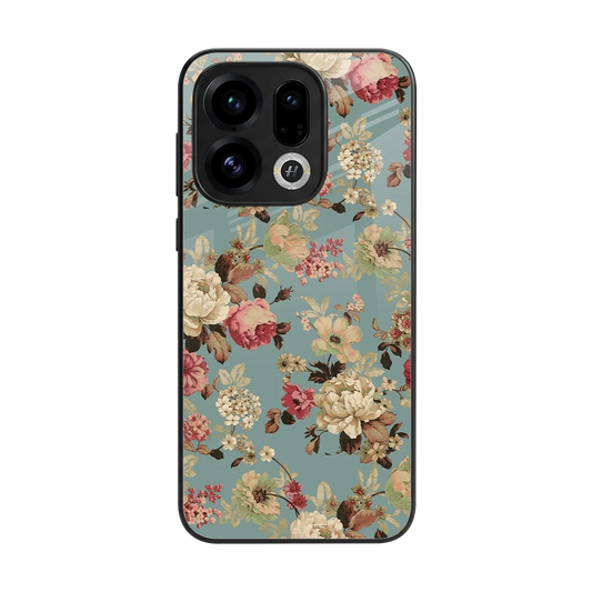 Bloom Bliss back phone cover | glass case for oppo find x9