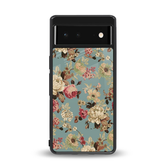 Bloom Bliss back phone cover | glass case for google pixel 6a