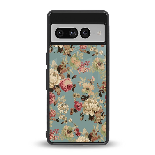 Bloom Bliss back phone cover | glass case for google pixel 7 pro