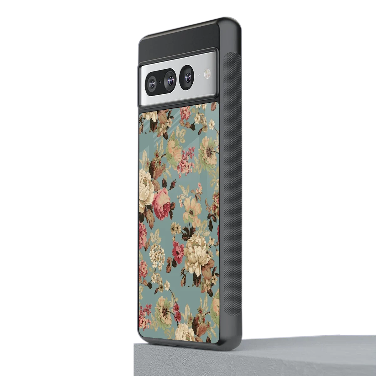 Bloom Bliss stylish phone case for google pixel 7 pro | glossy glass and slim fit