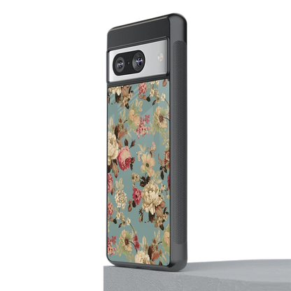Bloom Bliss stylish phone case for google pixel 8 | glossy glass and slim fit