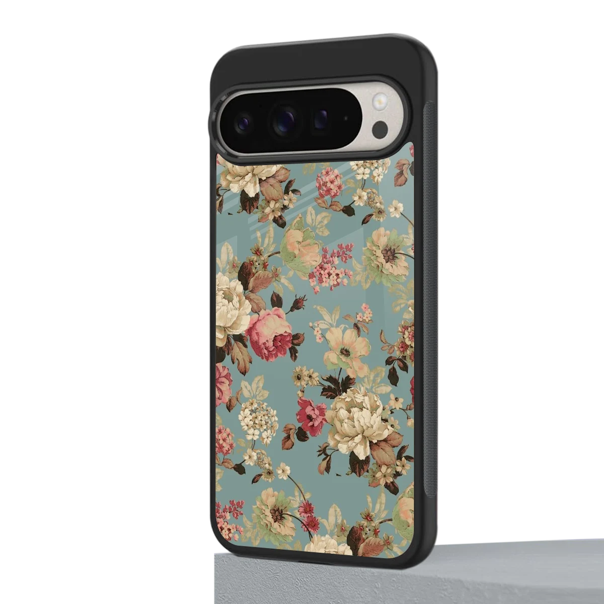 Bloom Bliss google pixel 9 pro mobile cover | shockproof glass phone case