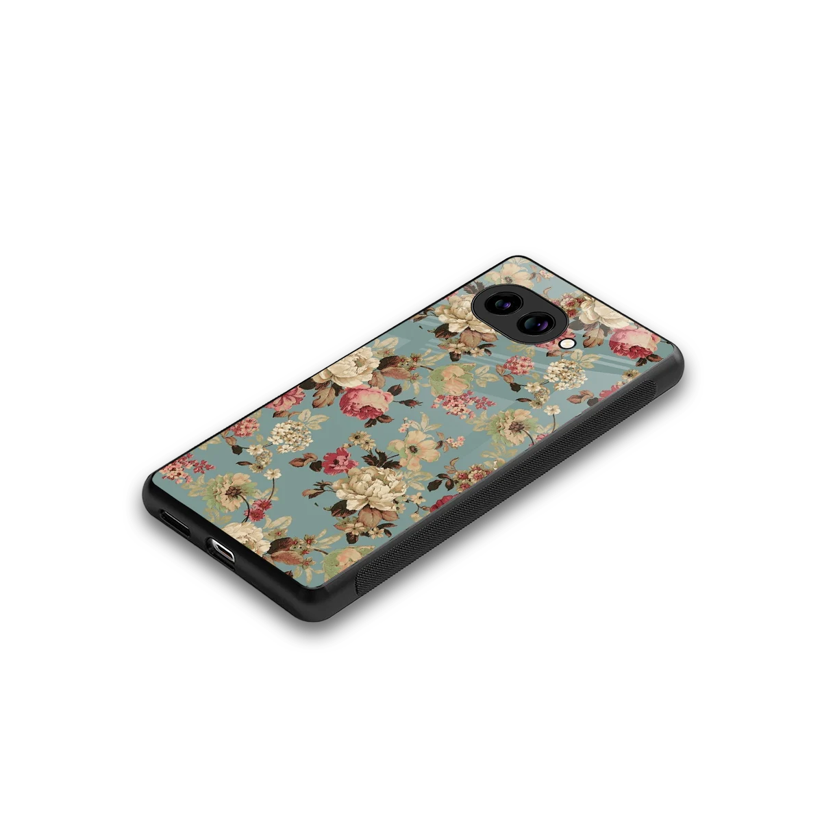 Bloom Bliss stylish phone case for google pixel 10a | glossy glass and slim fit