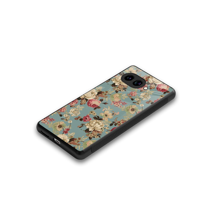 Bloom Bliss stylish phone case for google pixel 10a | glossy glass and slim fit