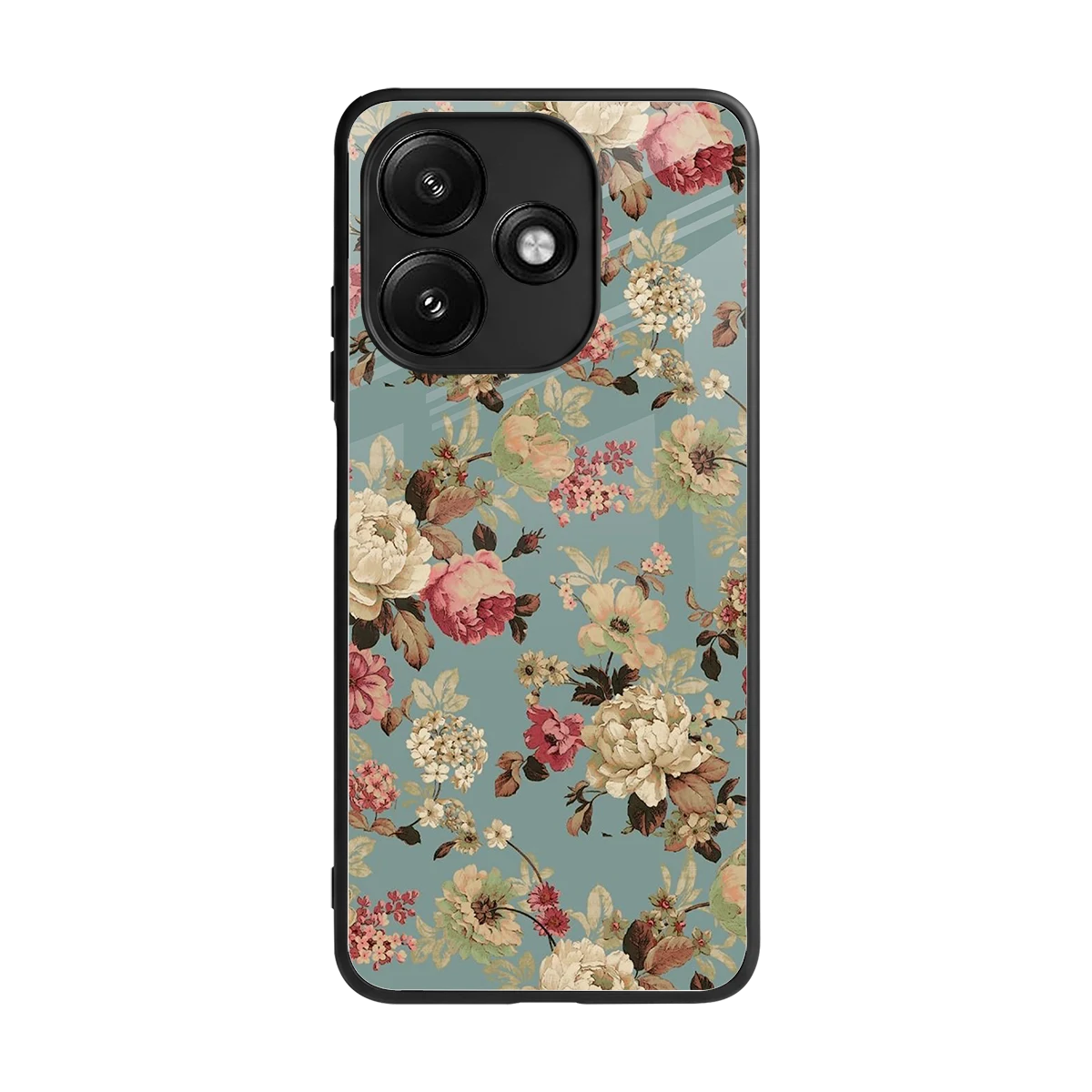 Bloom Bliss back phone cover | glass case for redmi 12 5g