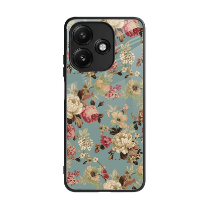 Bloom Bliss back phone cover | glass case for redmi 12 5g