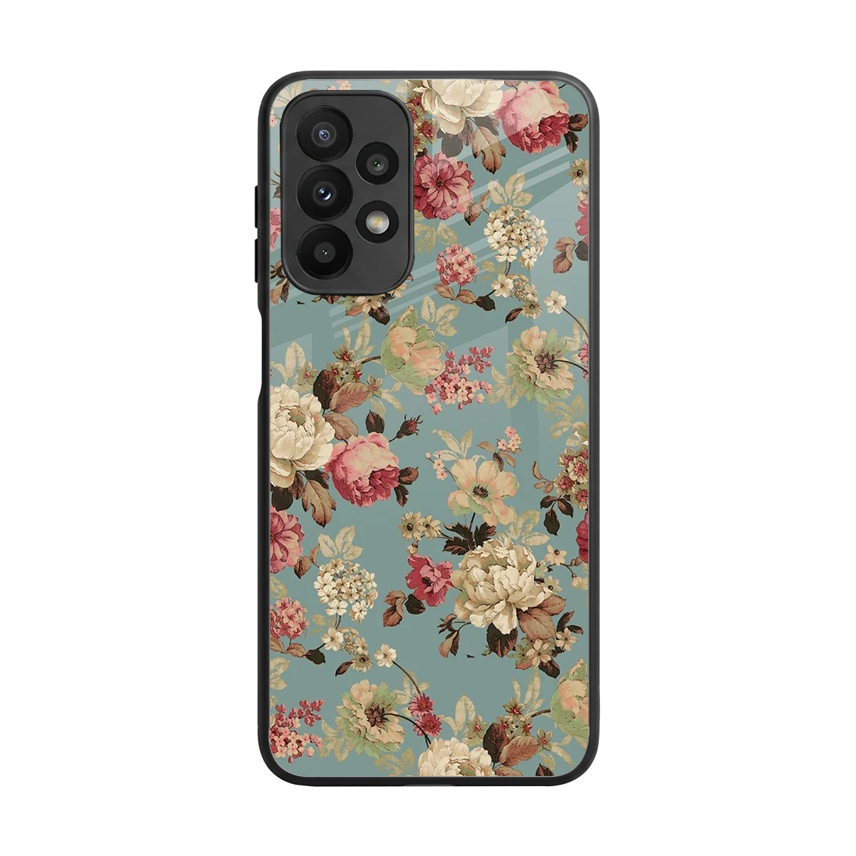 Bloom Bliss back phone cover | glass case for samsung galaxy a23