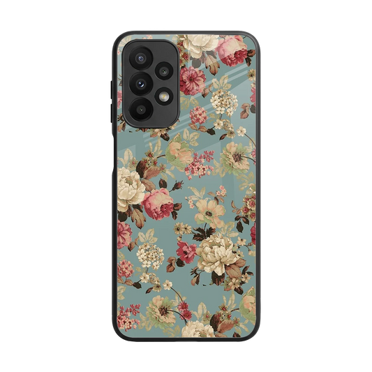 Bloom Bliss back phone cover | glass case for samsung galaxy a23