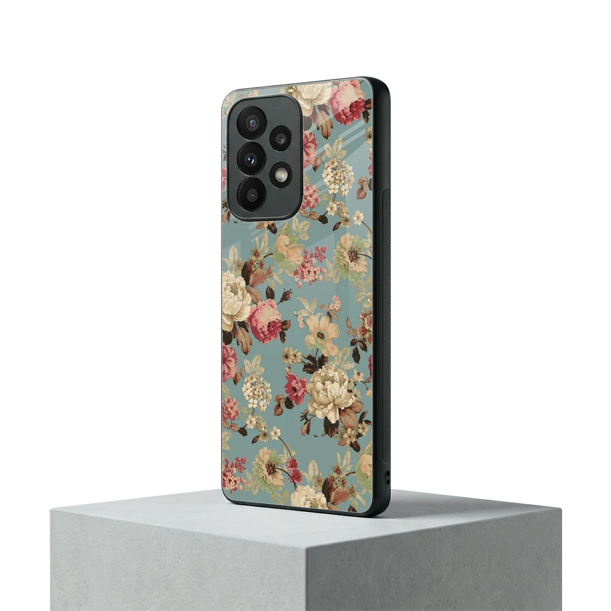 Bloom Bliss samsung galaxy a23 mobile cover | shockproof glass phone case