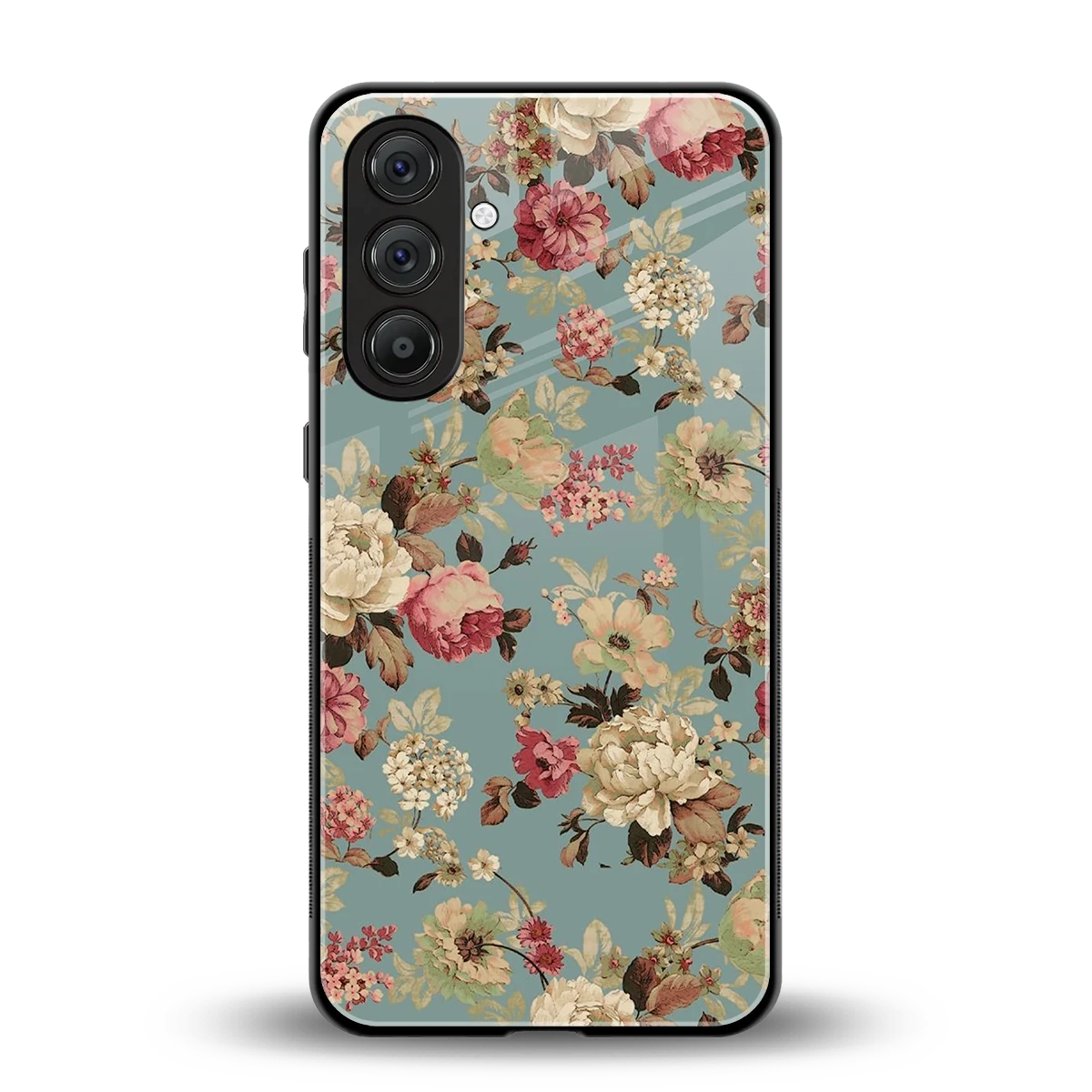 Bloom Bliss back phone cover | glass case for samsung galaxy a56 5g