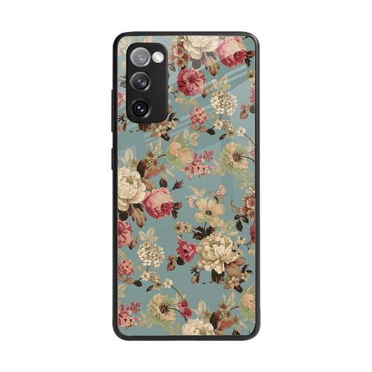 Bloom Bliss back phone cover | glass case for samsung galaxy s20 fe
