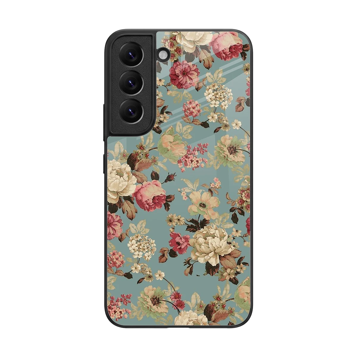 Bloom Bliss back phone cover | glass case for samsung galaxy s22