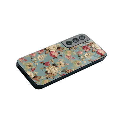 Bloom Bliss stylish phone case for samsung galaxy s22 | glossy glass and slim fit