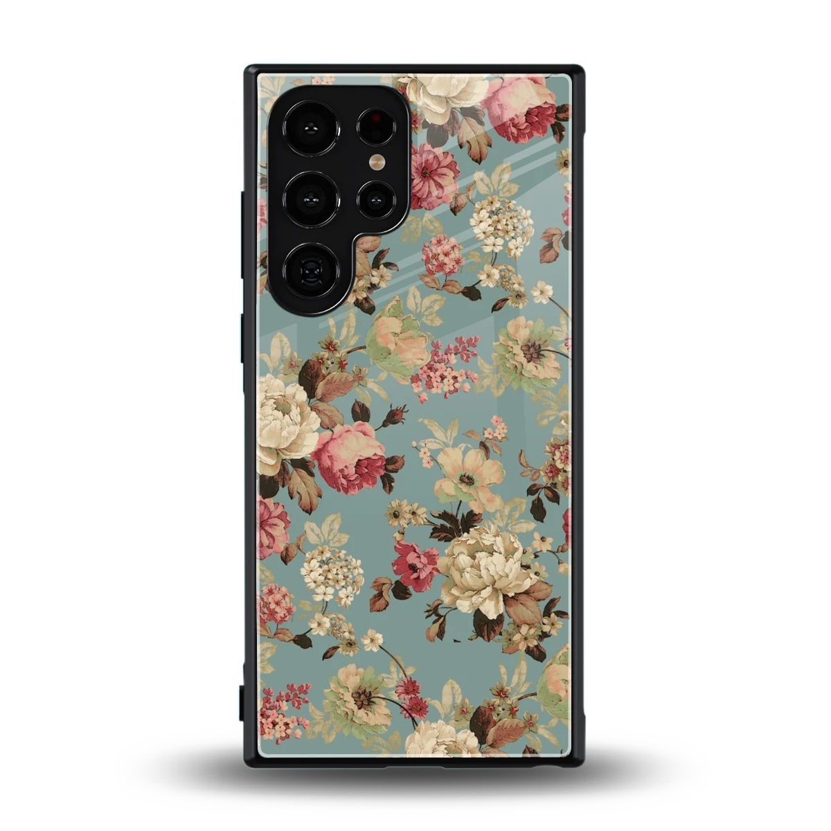 Bloom Bliss back phone cover | glass case for samsung galaxy s23 ultra