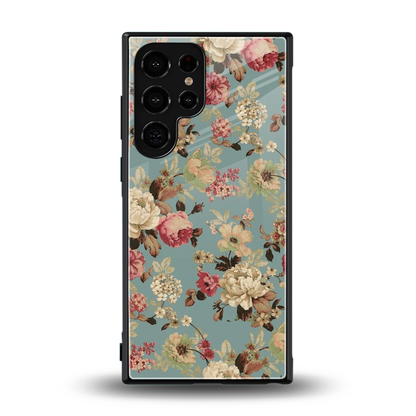 Bloom Bliss back phone cover | glass case for samsung galaxy s23 ultra