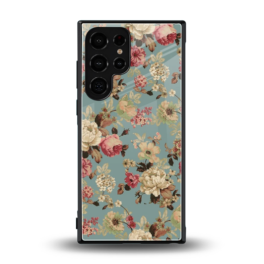 Bloom Bliss back phone cover | glass case for samsung galaxy s23 ultra