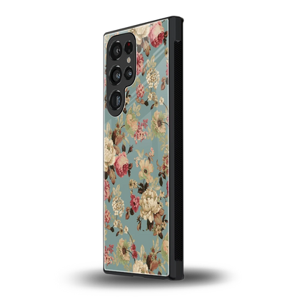 Bloom Bliss samsung galaxy s24 ultra mobile cover | shockproof glass phone case