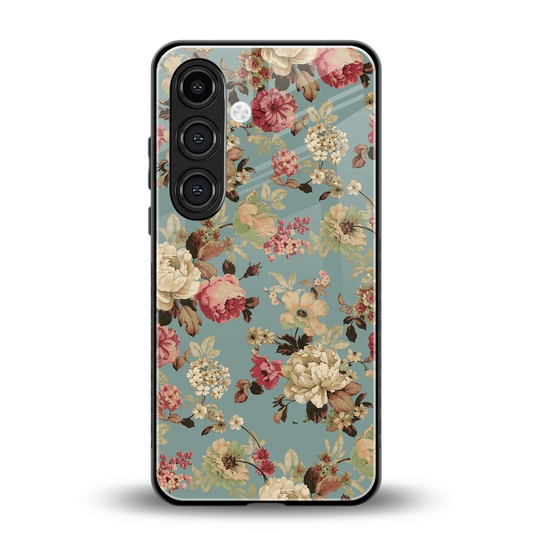 Bloom Bliss back phone cover | glass case for samsung galaxy s25 fe