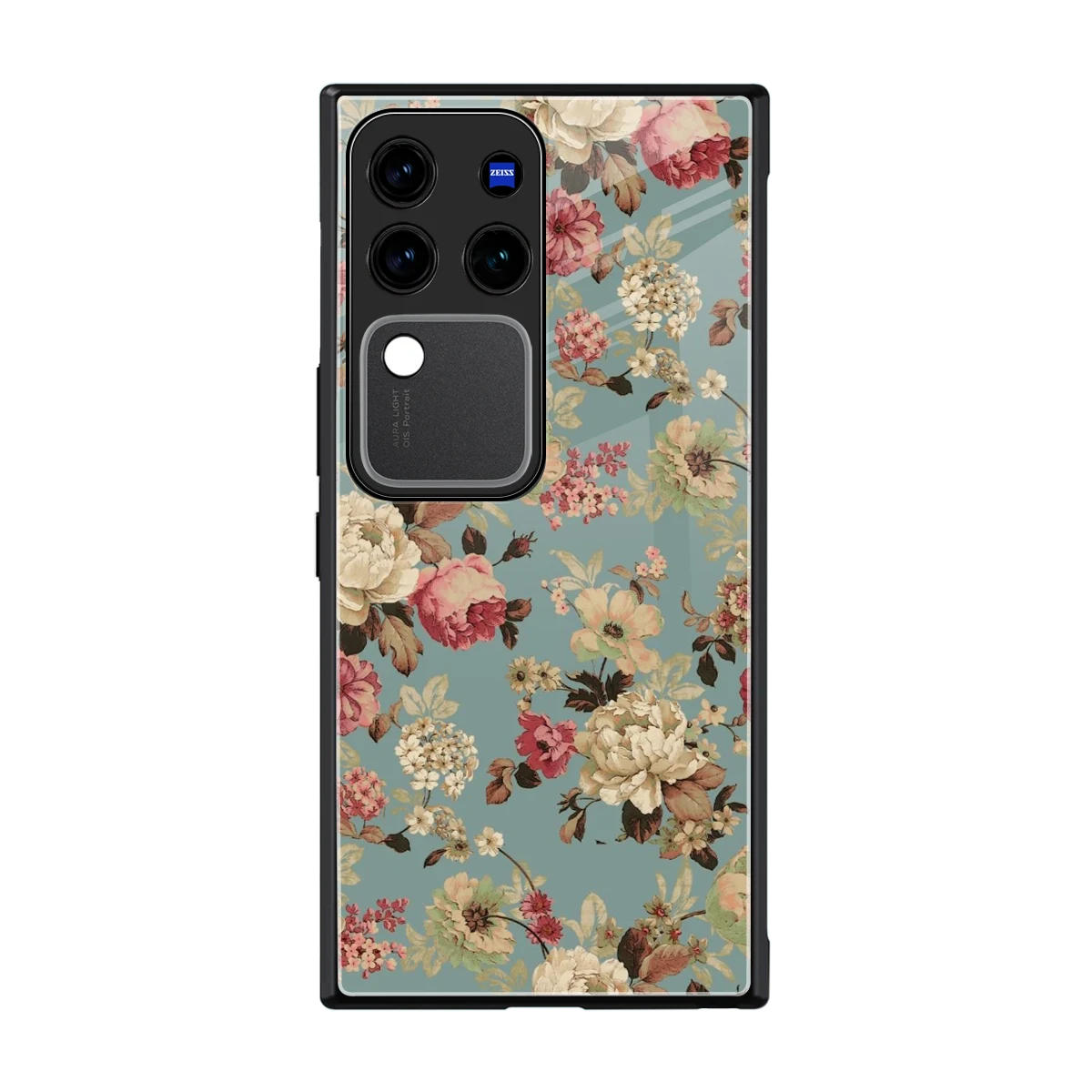 Bloom Bliss back phone cover | glass case forvivo v30 pro