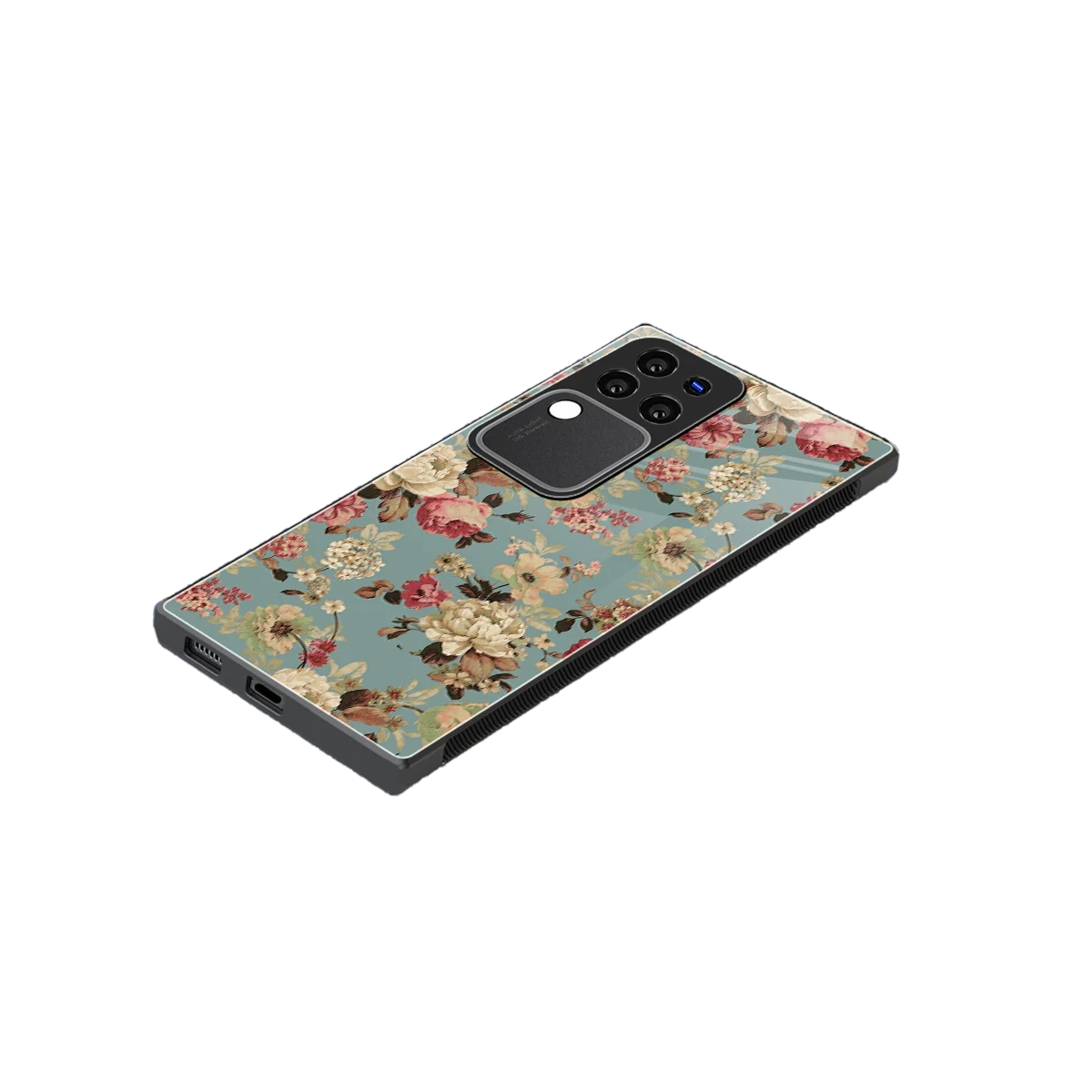 Bloom Bliss stylish phone case forvivo v30 pro | glossy glass and slim fit