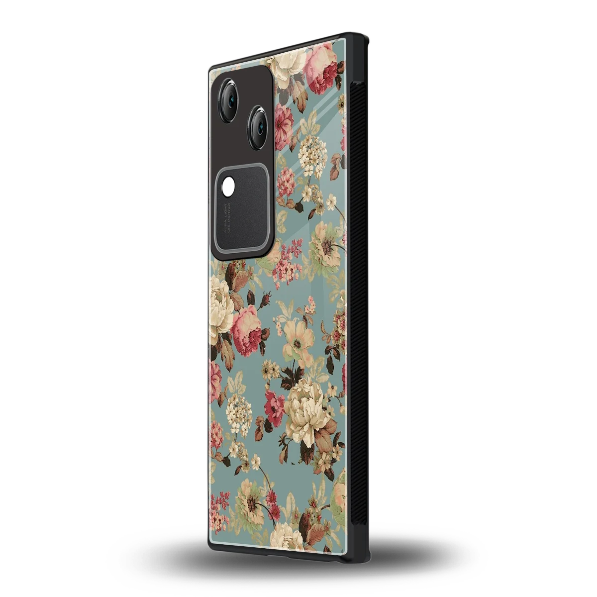 Bloom Bliss vivo v30 mobile cover | shockproof glass phone case