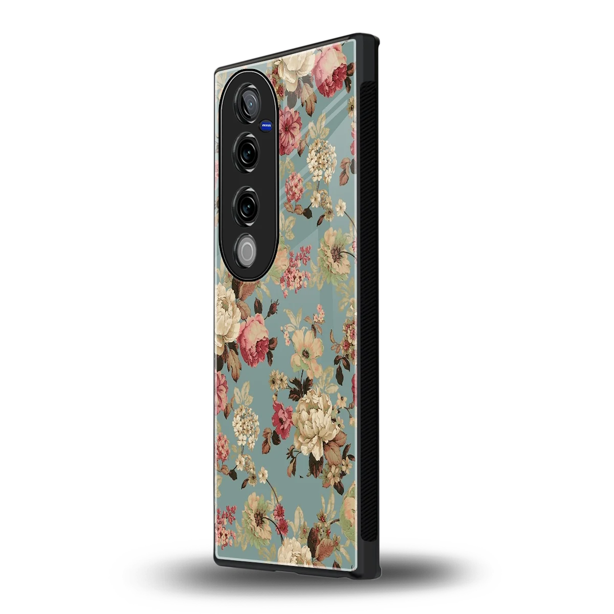 Bloom Bliss vivo v40 pro mobile cover | shockproof glass phone case