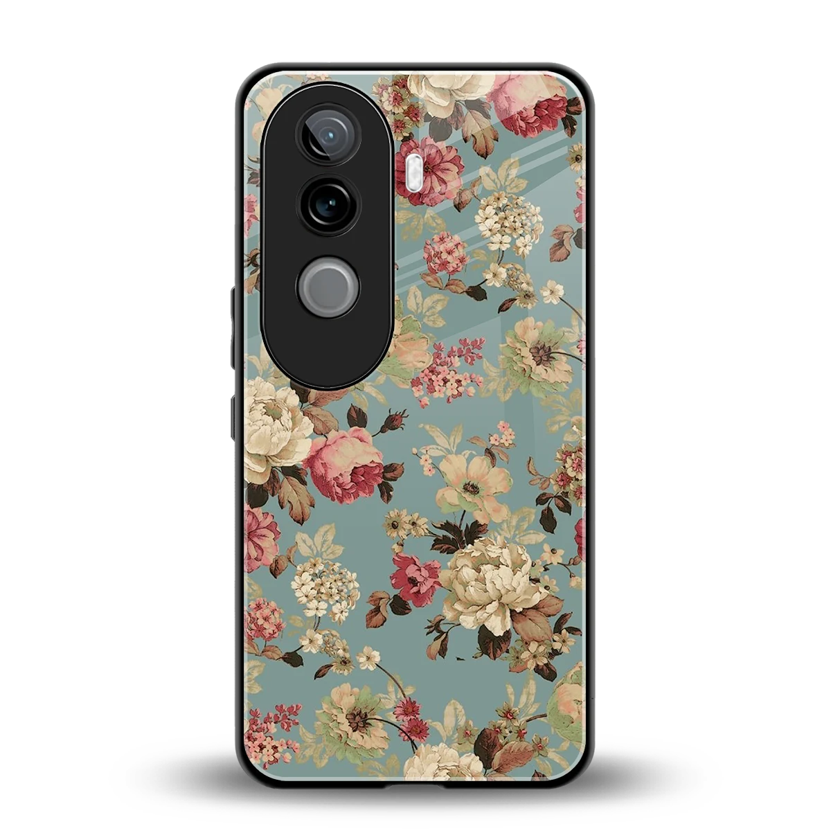 Bloom Bliss back phone cover | glass case for vivo v40e