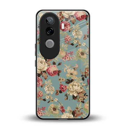 Bloom Bliss back phone cover | glass case for vivo v40e