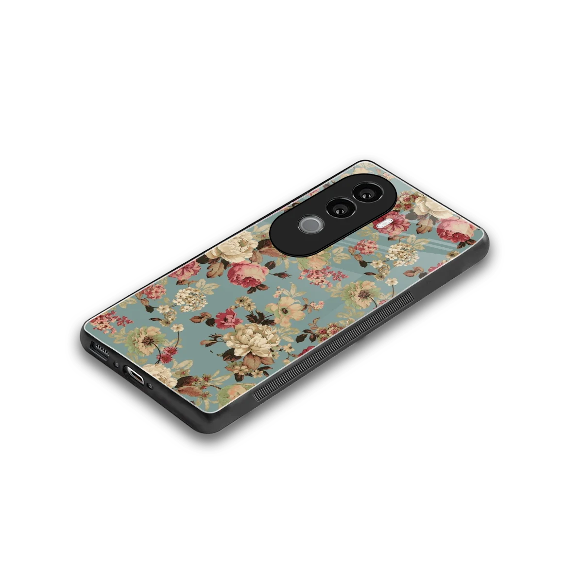 Bloom Bliss stylish phone case for vivo v40e | glossy glass and slim fit
