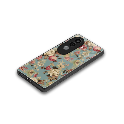 Bloom Bliss stylish phone case for vivo v40e | glossy glass and slim fit