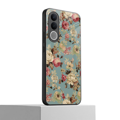 Bloom Bliss vivo v70 fe mobile cover | shockproof glass phone case