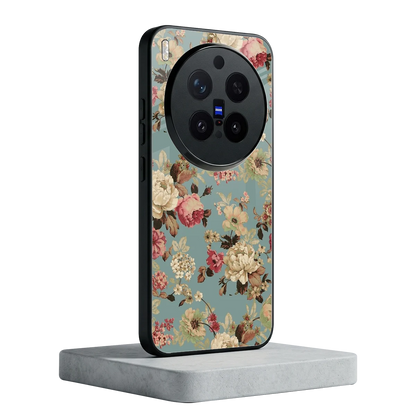 Bloom Bliss vivo x300 pro mobile cover | shockproof glass phone case