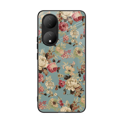 Bloom Bliss back phone cover | glass case for Vivo-y100