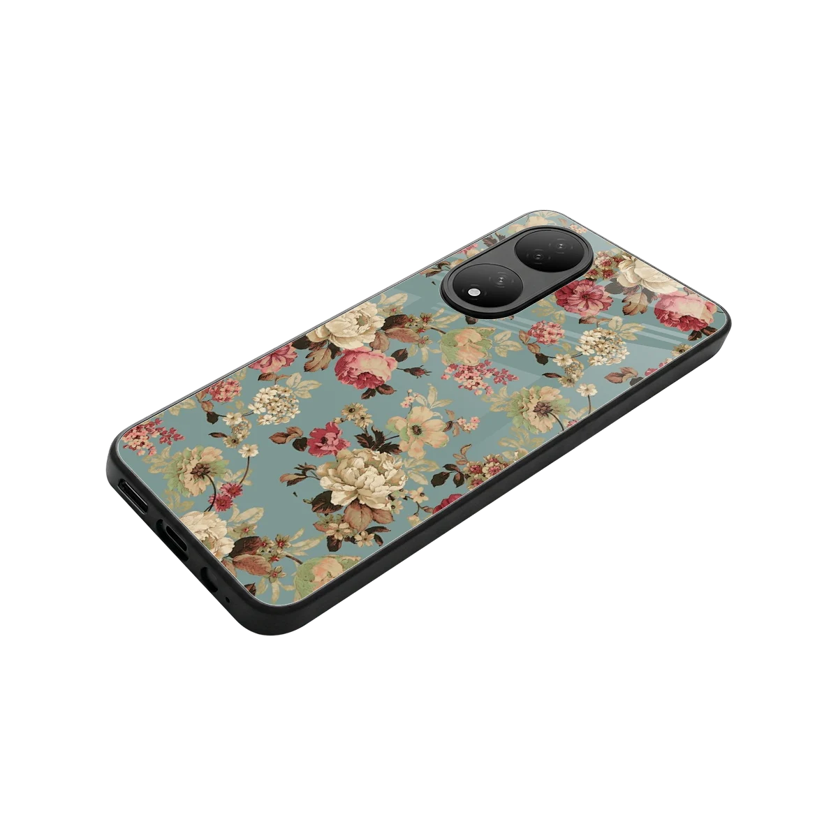 Bloom Bliss stylish phone case for Vivo-y100 | glossy glass and slim fit