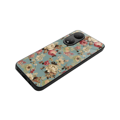 Bloom Bliss stylish phone case for Vivo-y100 | glossy glass and slim fit